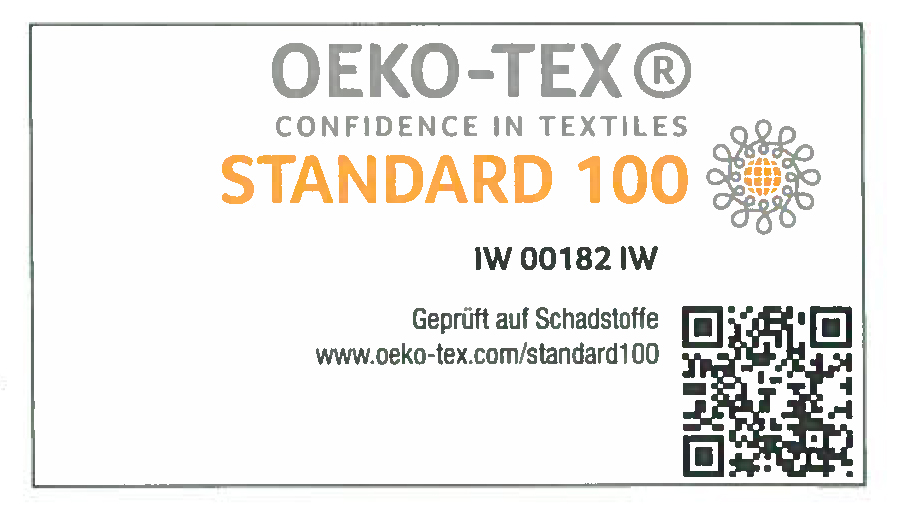 ÖKO TEX® Standard 100 IW00182IW