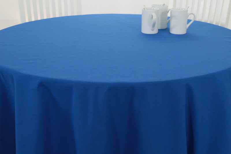 Tischdecke Blau einfarbig Ø 80 cm bis 200 cm RUND