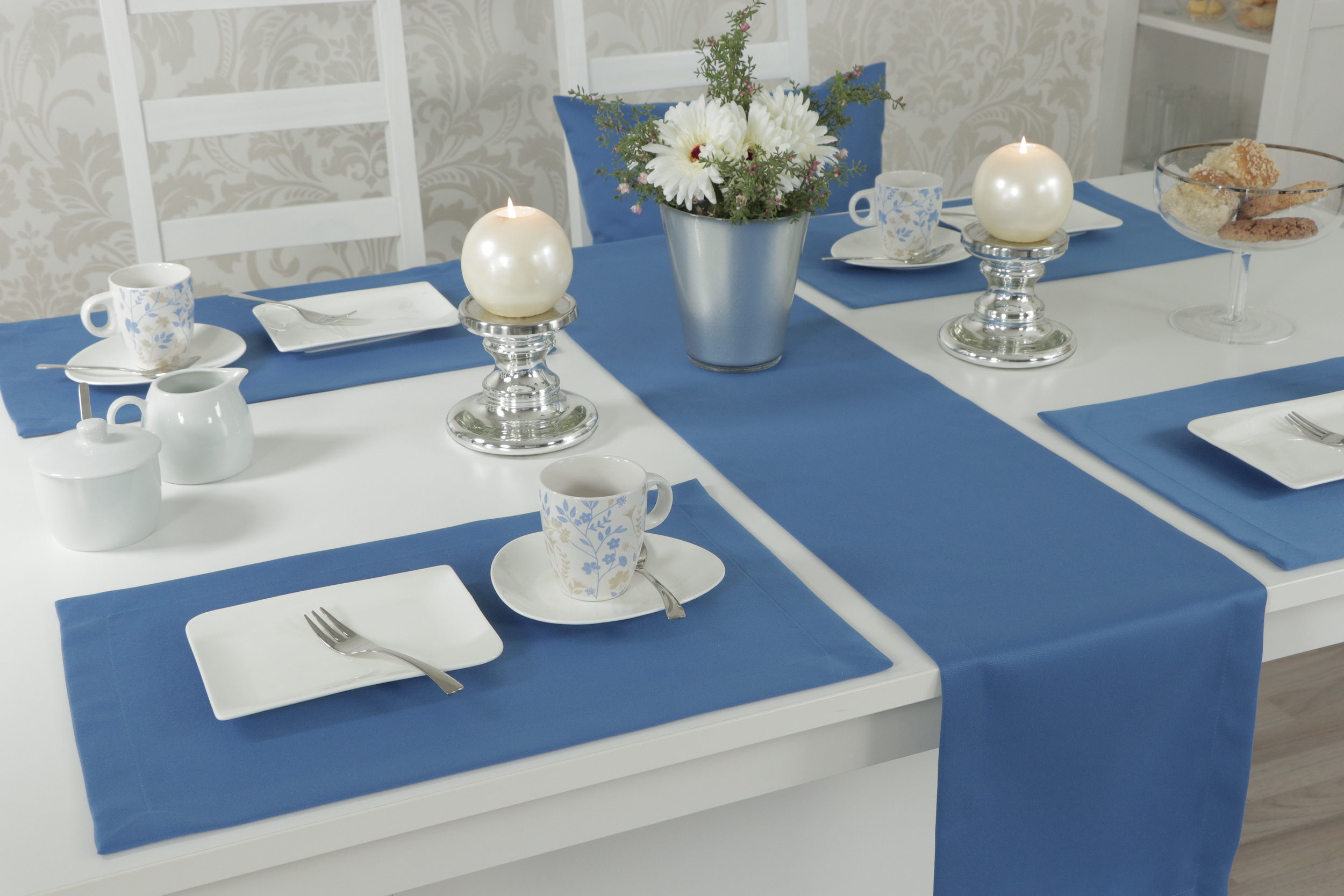 Tischset Mittelblau Optimum Größe 32x42 cm Platzset