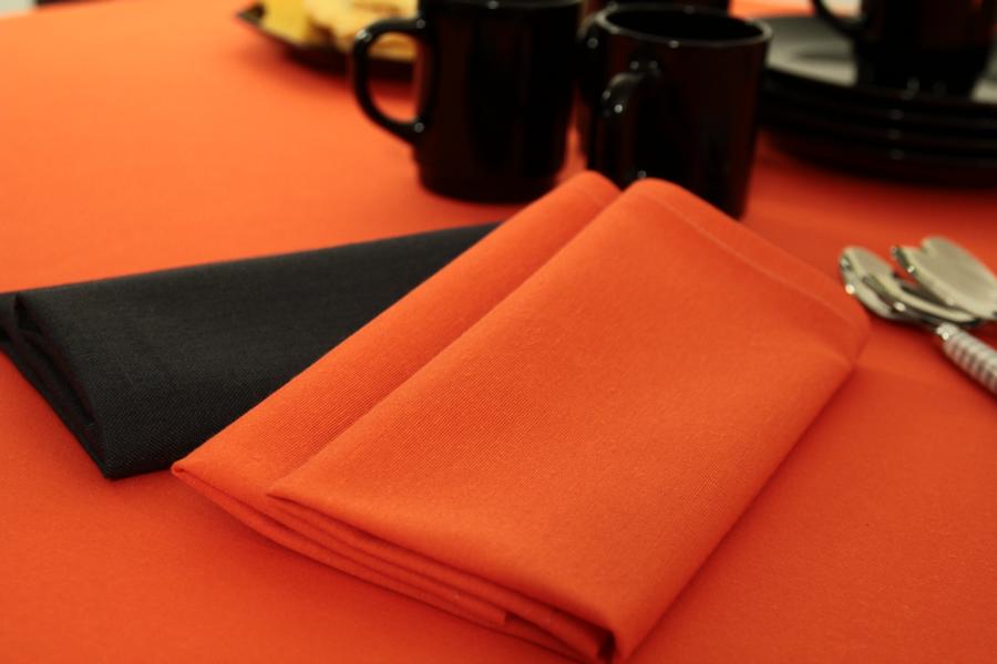 Tischset Orange uni Größe 30x48 cm Platzset