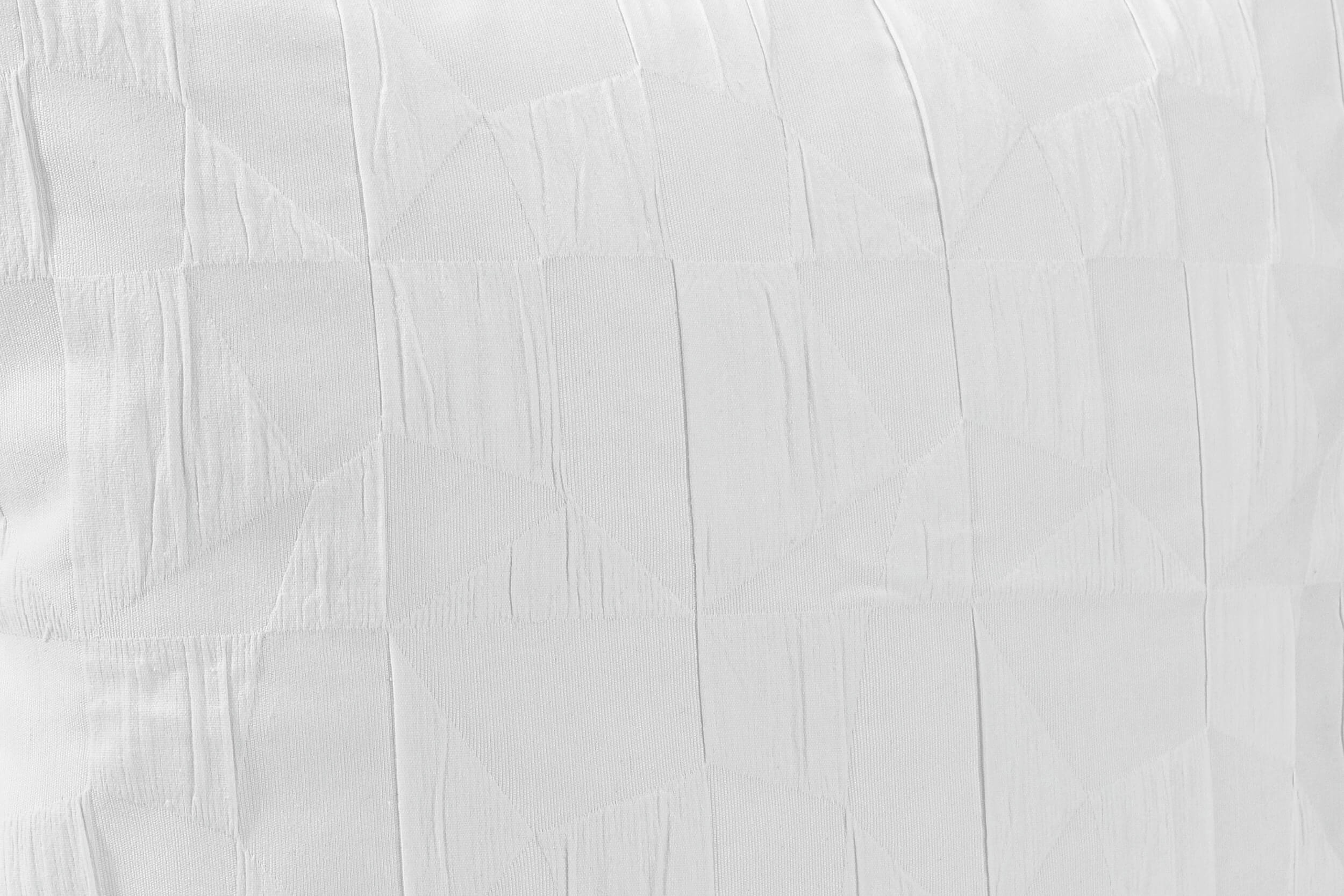 Recycled Kissenbezüge + Hüllen Weiß einfarbig mit Muster Loft. Perfekt in jeder Größe.