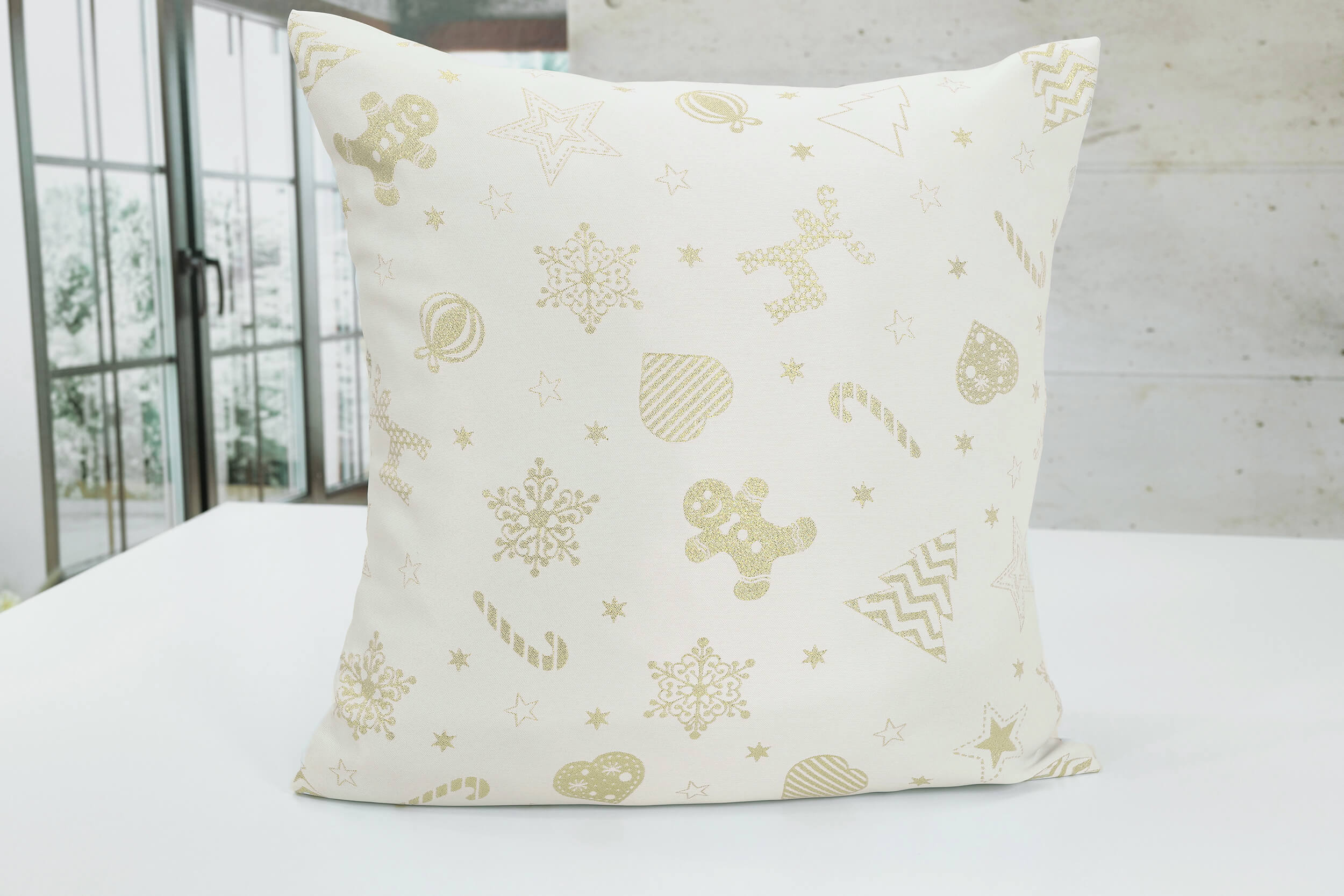 Kissenbezüge + Hüllen Weihnachten Muster Gold Dorados. Perfekt in jeder Größe.