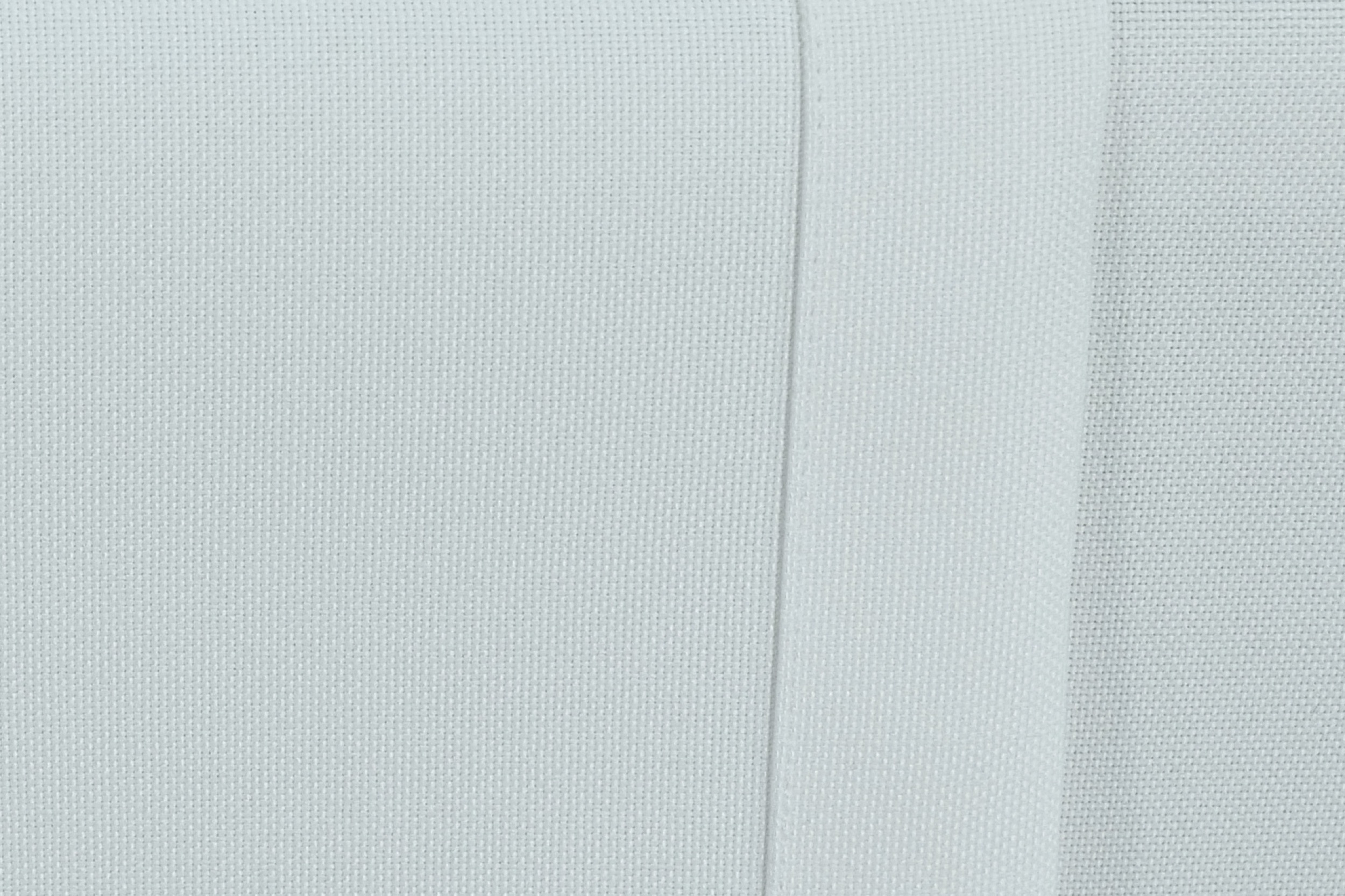 Tischdecke mit Fleckschutz Weiß uni Leinenoptik Valerie ab 80x80 cm - 200x200 cm QUADRATISCH