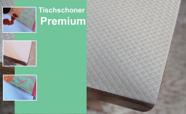 Tischschoner / Tischpolster / Tischdeckenunterlage Breite 110 cm