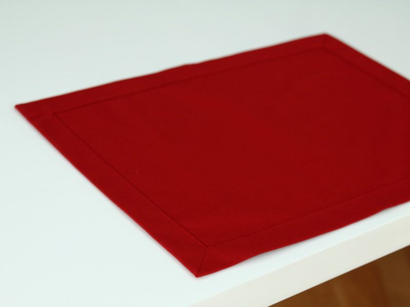 Weihnachtliche Tischsets rot 30x48 cm Platzset