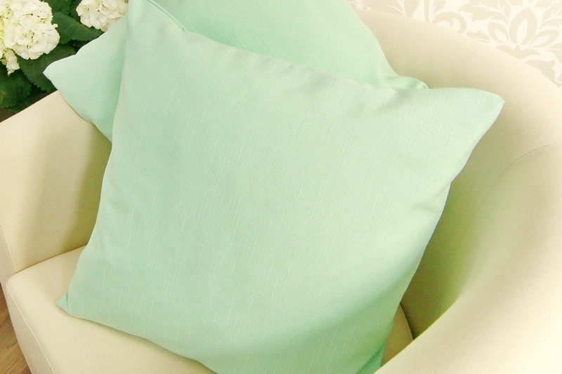 Kissenbezüge + Hüllen Mint Grün mit Fleckschutz Nia. Perfekt in jeder Größe.
